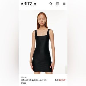 SOLD OUT Aritzia Satinette tank mini